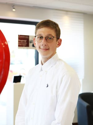 Auszubildender Julian Wede